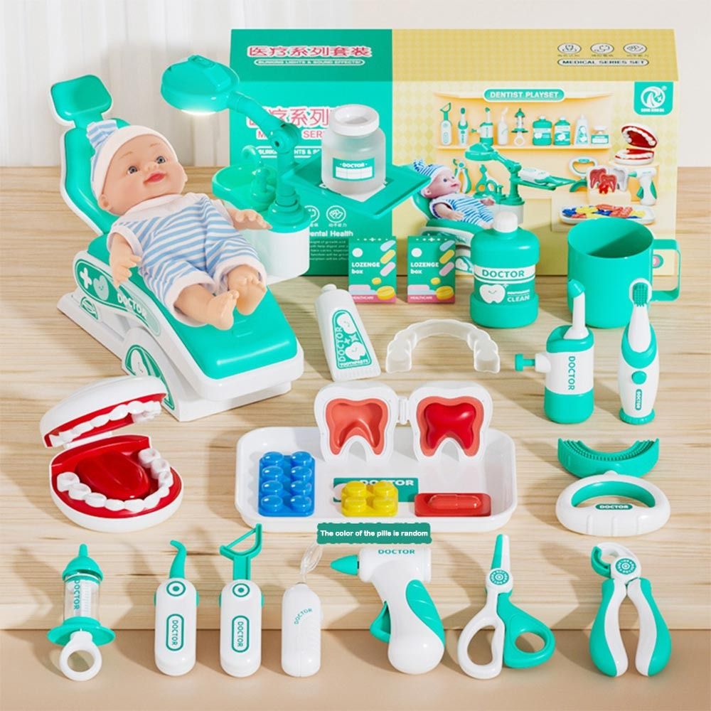 Kids Toys Doctor Set - Nowy Plastikowy Zestaw Zabawek Lekarskich Symulowane