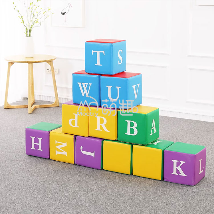 Kids Toys Blocks - Moetry Kids DIY Gąbkowe Kostki Alfabetu