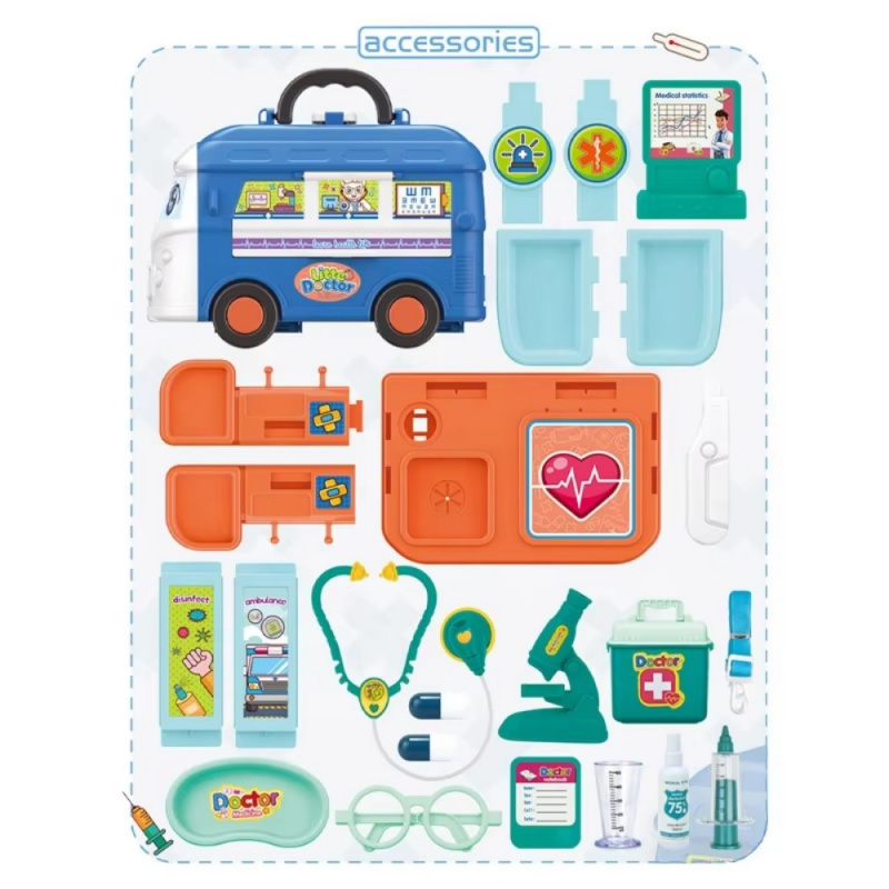 Kids Toys Doctor Set - Zestawy zabawek edukacyjnych dla dzieci: Symulacja,