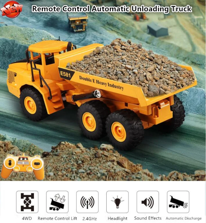 Kids Toys Under $20 - Zdalnie Sterowany Wywrotka RC 1:20 2.4G