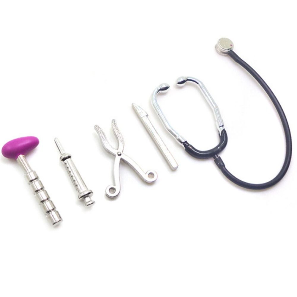 Kids Toys Doctor Set - 1/6 1/12 stetoskop dla lalek zestaw