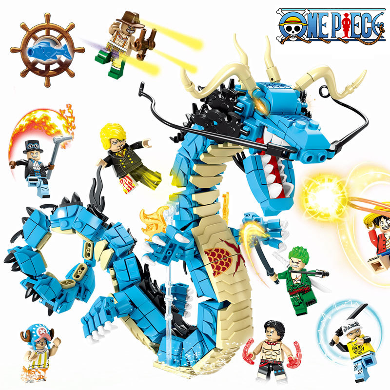 Kids Toys Blocks - Klocki One Piece Blind Box Luffy