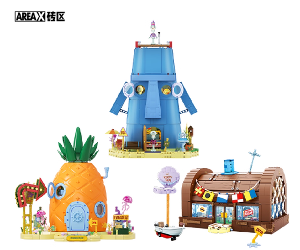 Klocki Areax Spongebob Bikini  – Kids Toys Blocks recenzja i cena
