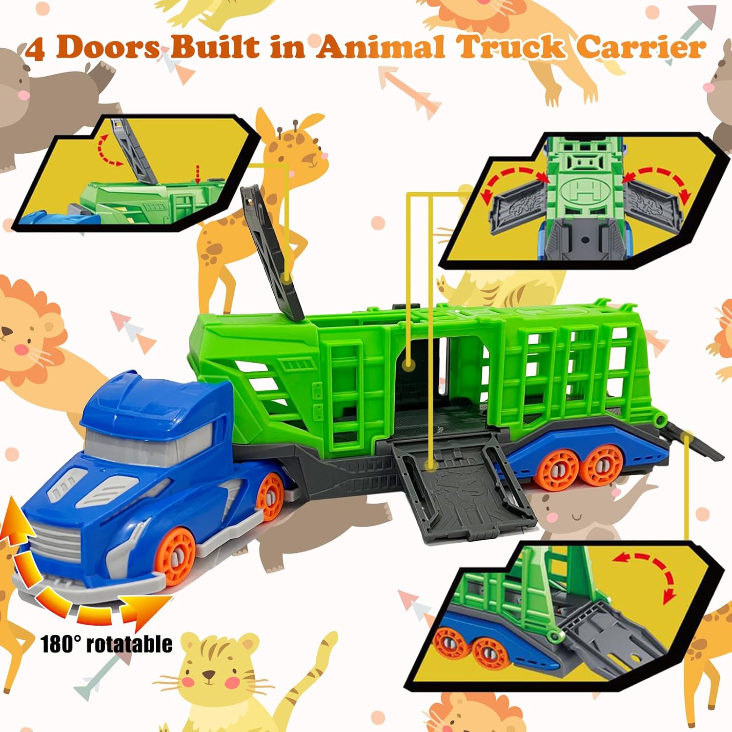 Zestaw zabawek: Pojazd transpo – Kids Toys 3 Year Old recenzja i cena