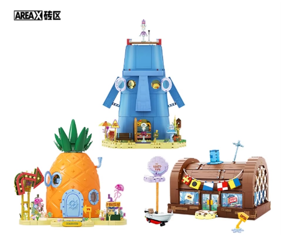 Klocki Areax Spongebob Bikini  – Kids Toys Blocks recenzja i cena