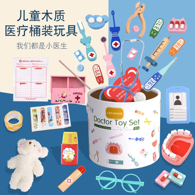 Drewniany Zestaw Lekarski do Z – Kids Toys Doctor Set recenzja i cena