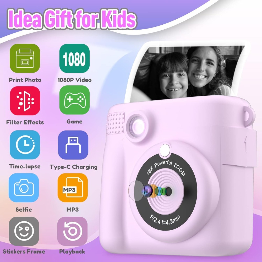 Natychmiastowy aparat fotograf – Kids Toys 3 Year Old recenzja i cena