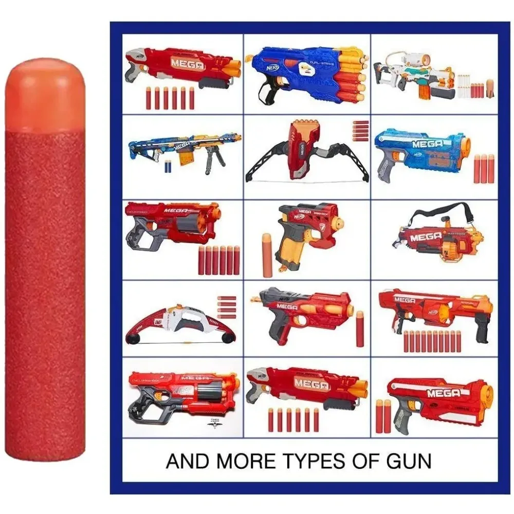 120 sztuk wkładów do rzutek 9, – Foam Dart Gun recenzja i cena