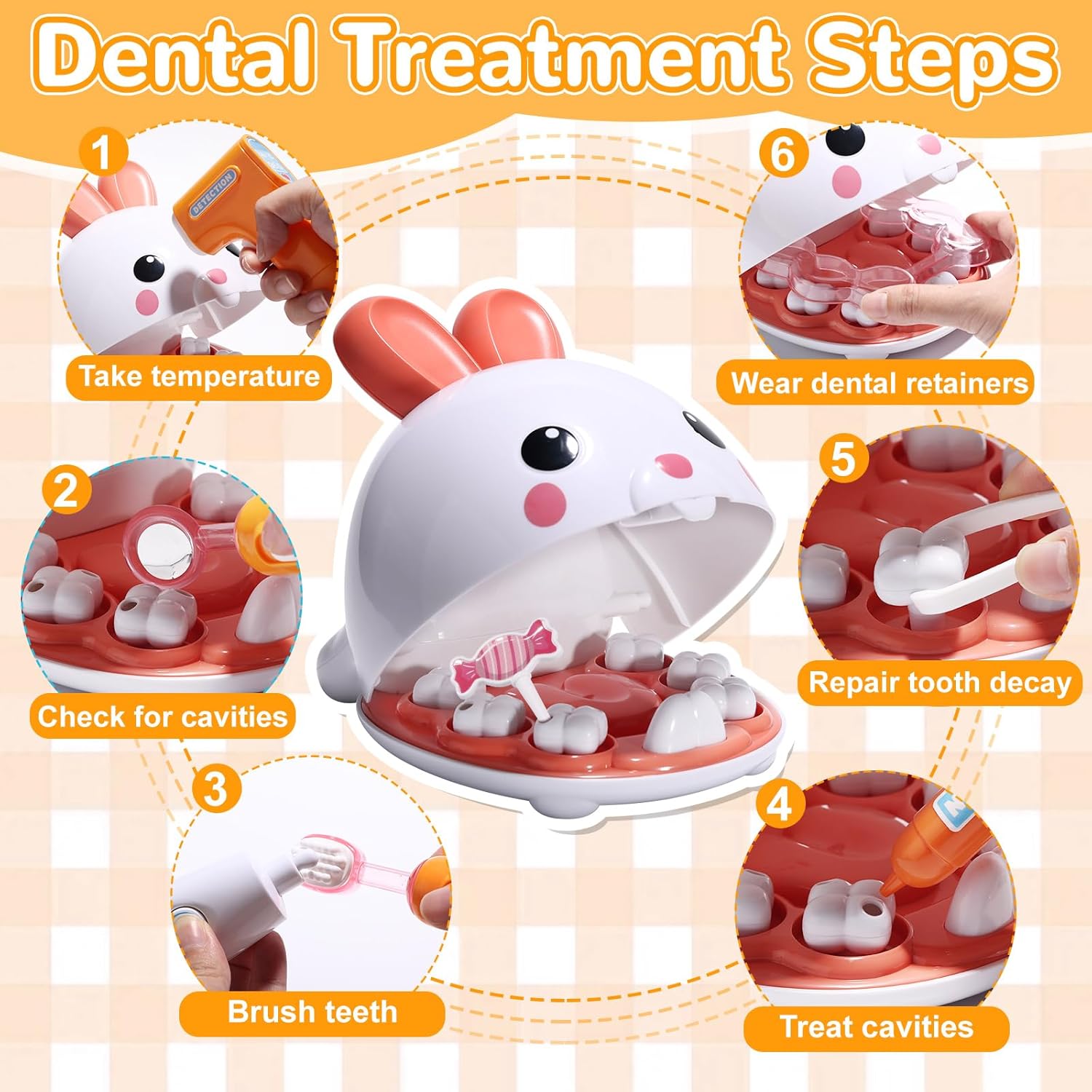 Zestaw Dentystyczny Zabawka do – Kids Toys Doctor Set recenzja i cena