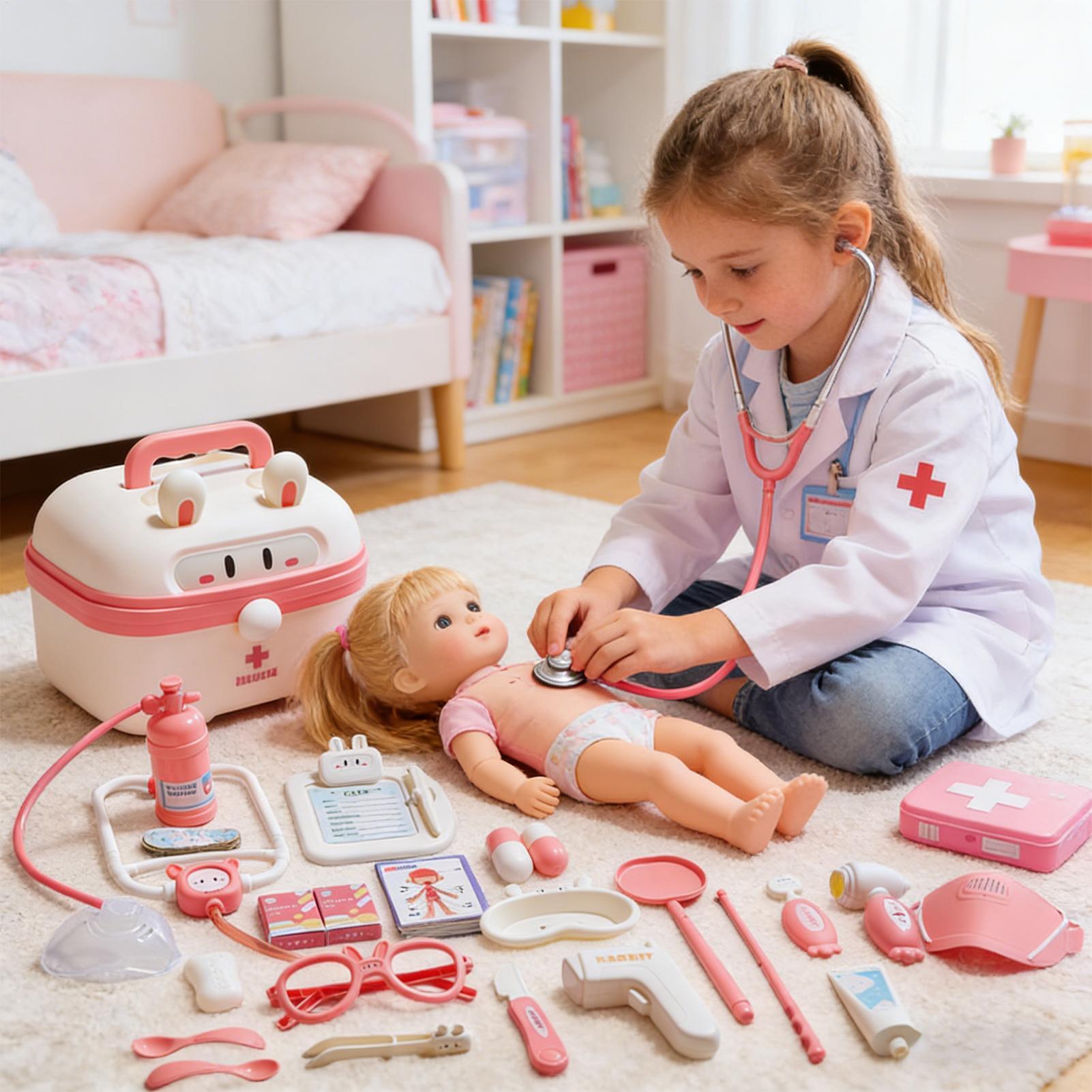 Zabawki lekarskie dla dzieci,  – Kids Toys Doctor Set recenzja i cena